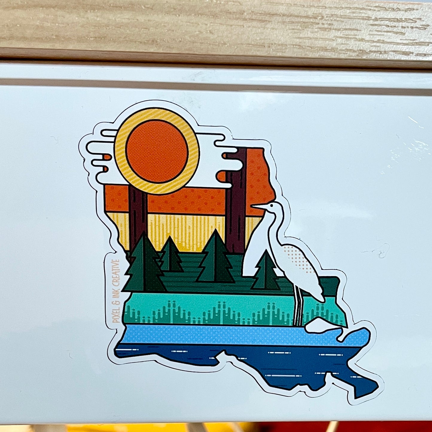 Louisiana Layers Flexible Magnet