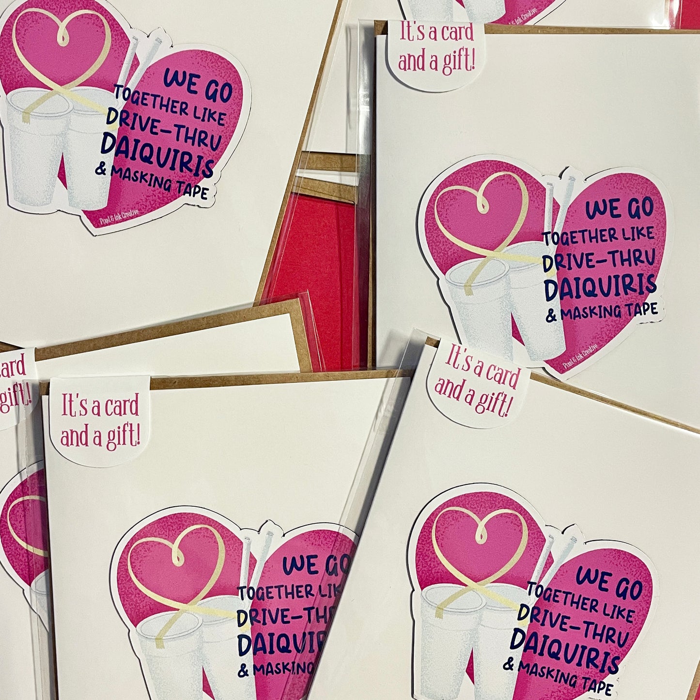 Daiquiri + Masking Tape Greeting Card