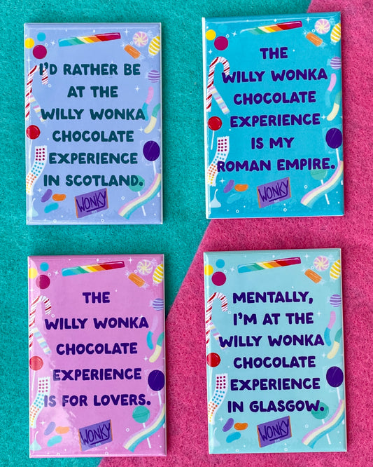 Wonka Chocolate Experience Magnet