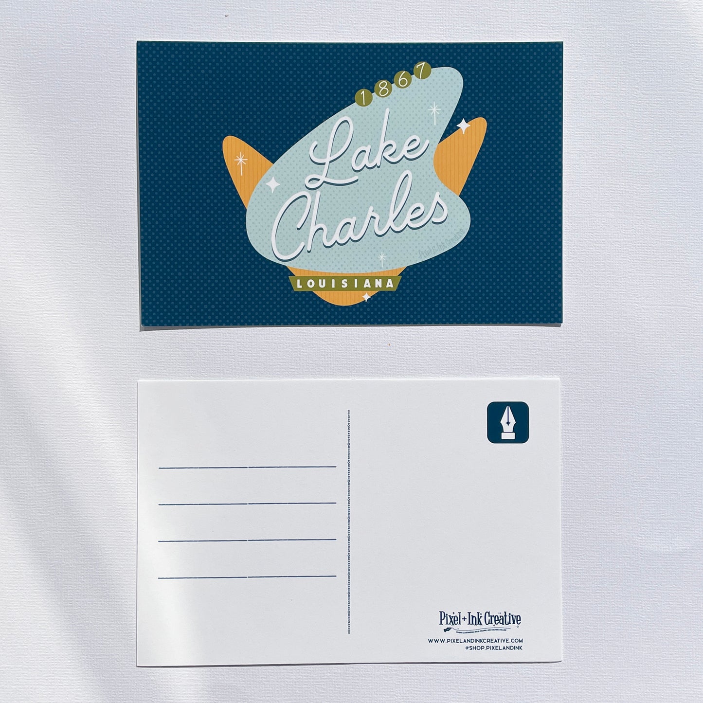 Louisiana Cities Post Card