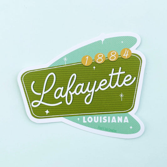 Louisiana Cities Sticker - Once Upon A Sign