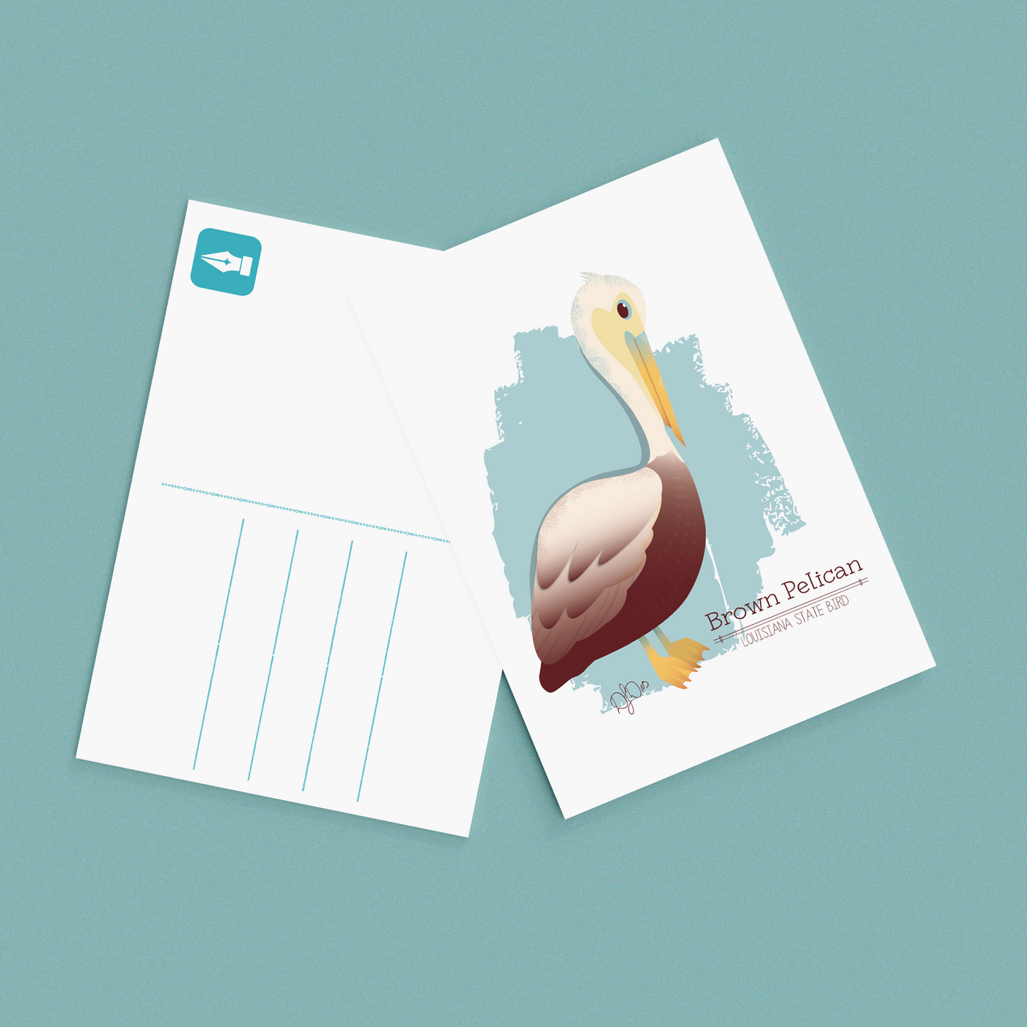 Louisiana Symbols Postcard Set