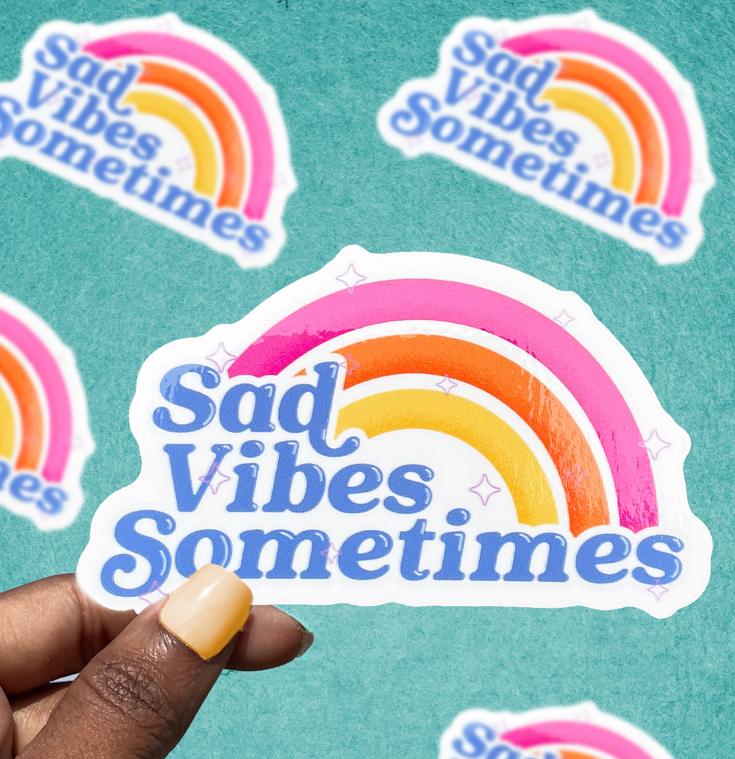 Sad Vibes Sometimes Sticker