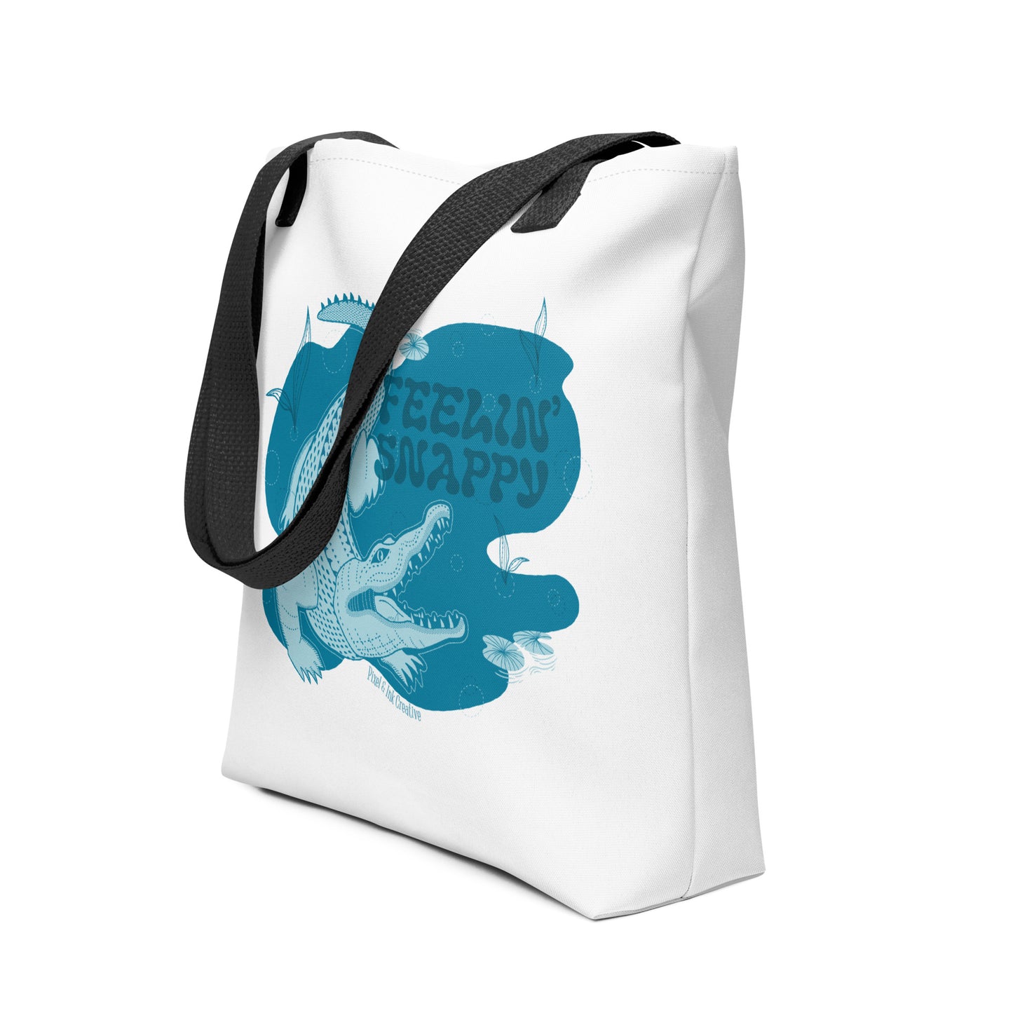 Feelin' Snappy Alligator Tote Bag