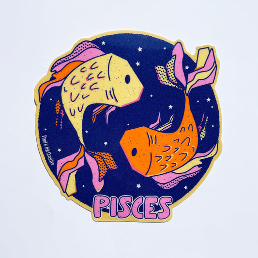 Pisces Zodiac Sticker
