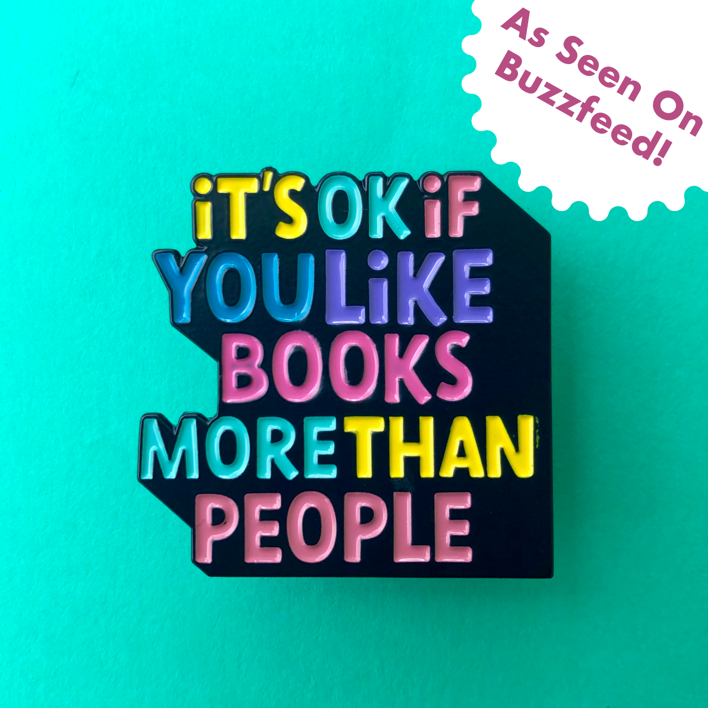 Enamel Pin • Book Stack: Read More Banned Books – Christine Parker & Co