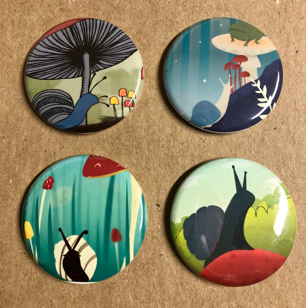 All The Snails Magnet Set