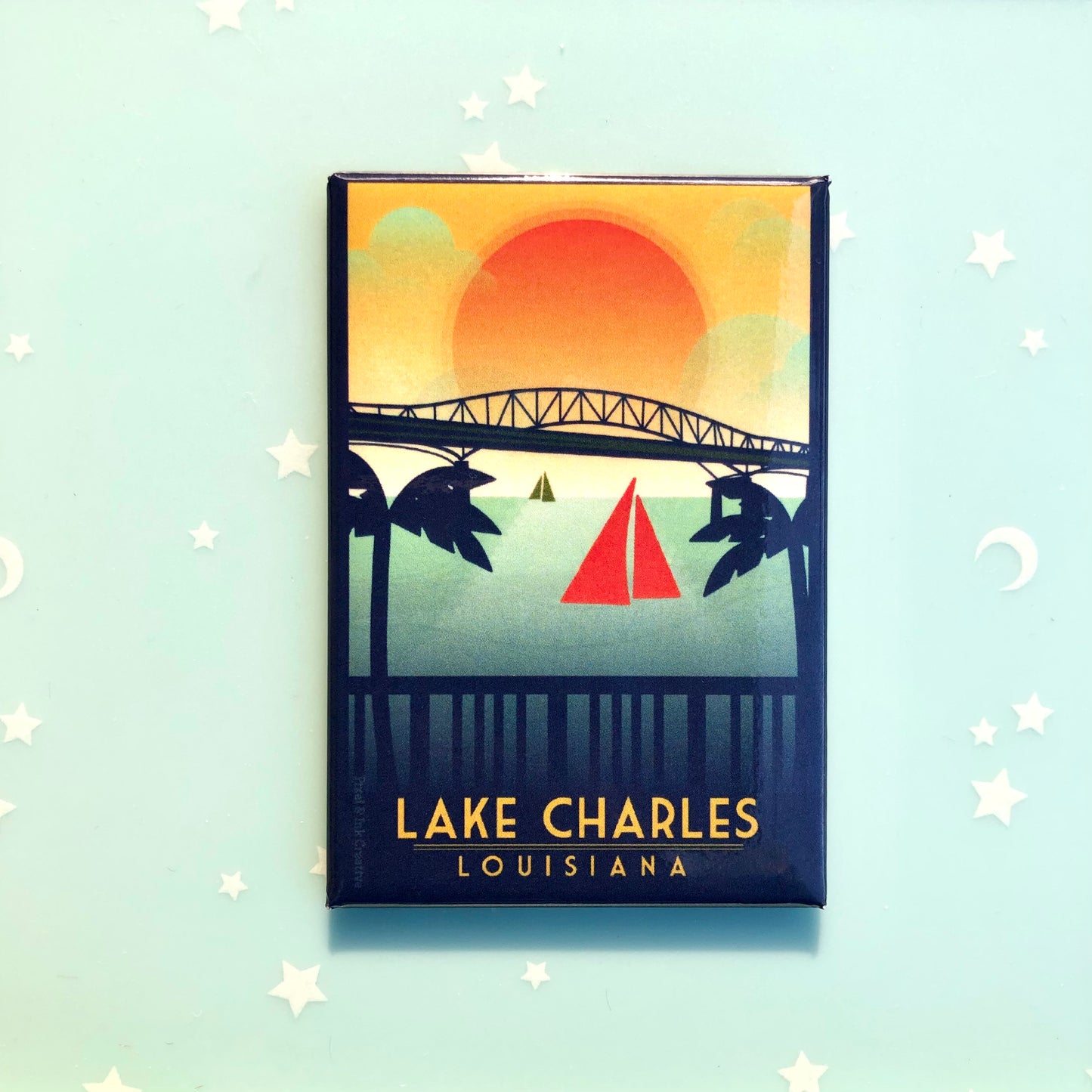 Lake Charles Louisiana Magnet
