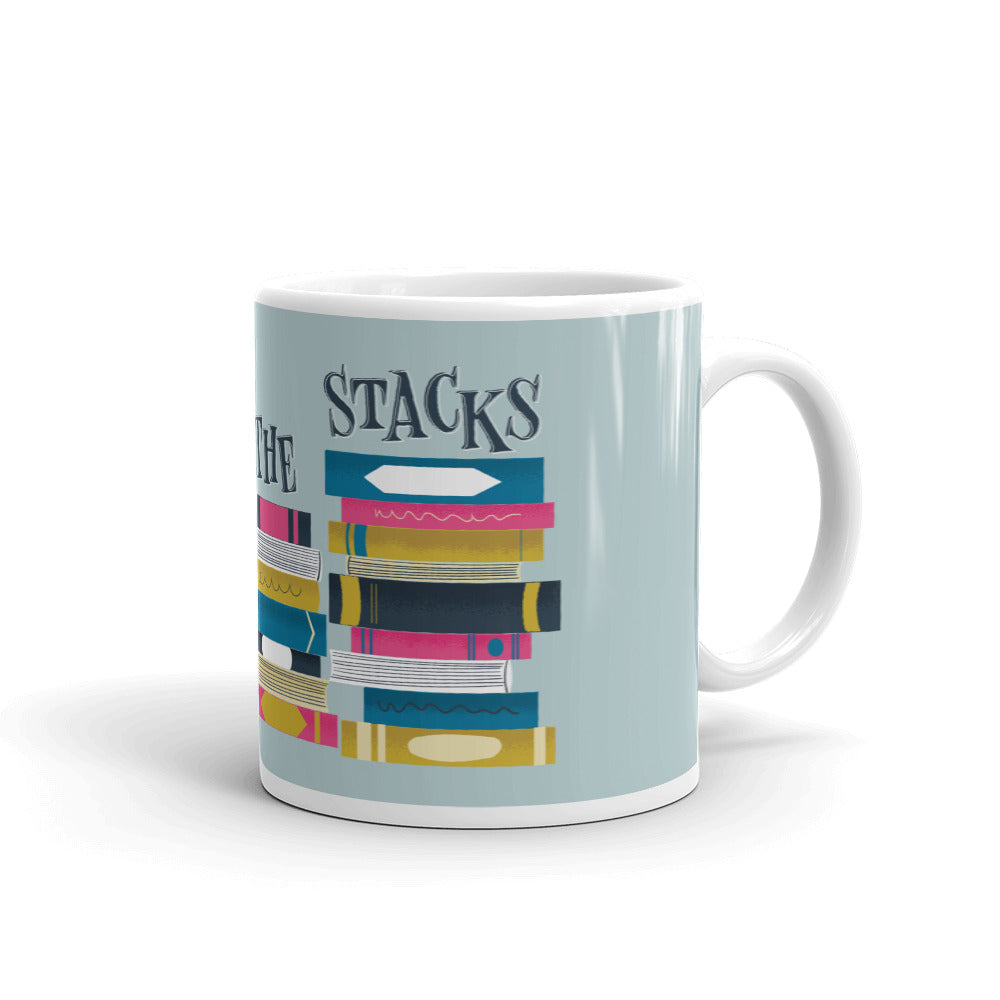 Here For The Stacks Mug