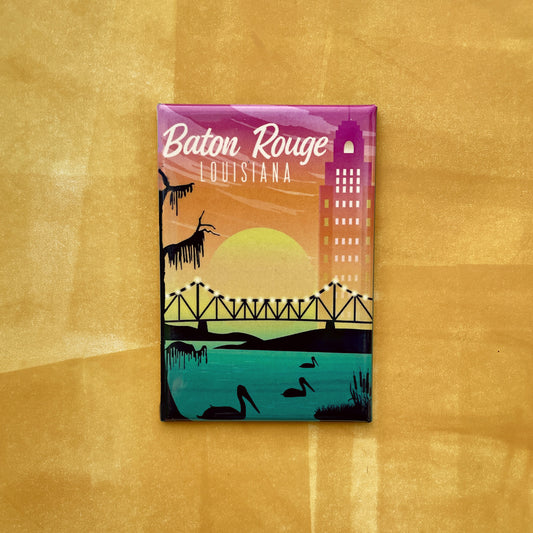 Baton Rouge Poster Magnet