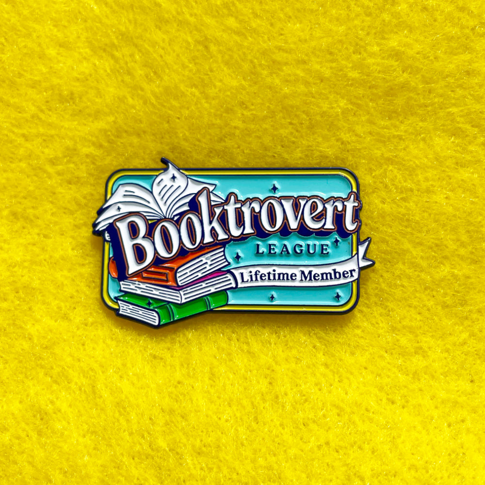 Booktrovert League Enamel Pin In // Collab with Booktrovert