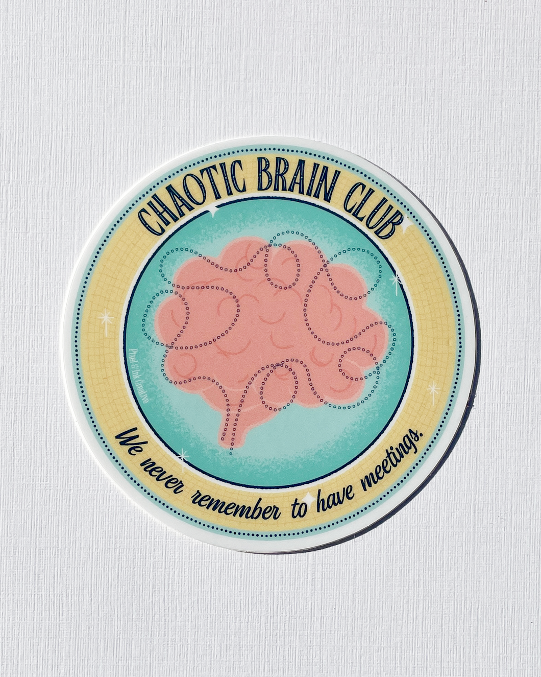 Chaotic Brain Club Sticker