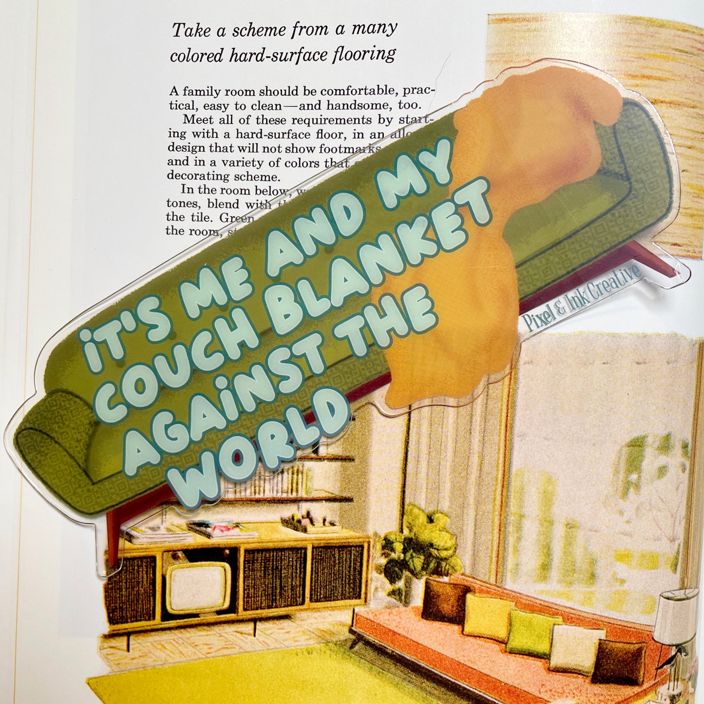 Couch Blanket Bookmark