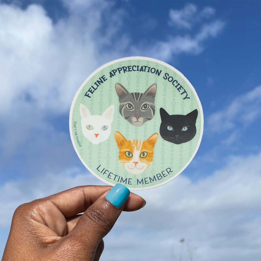 Feline Appreciation Society Sticker