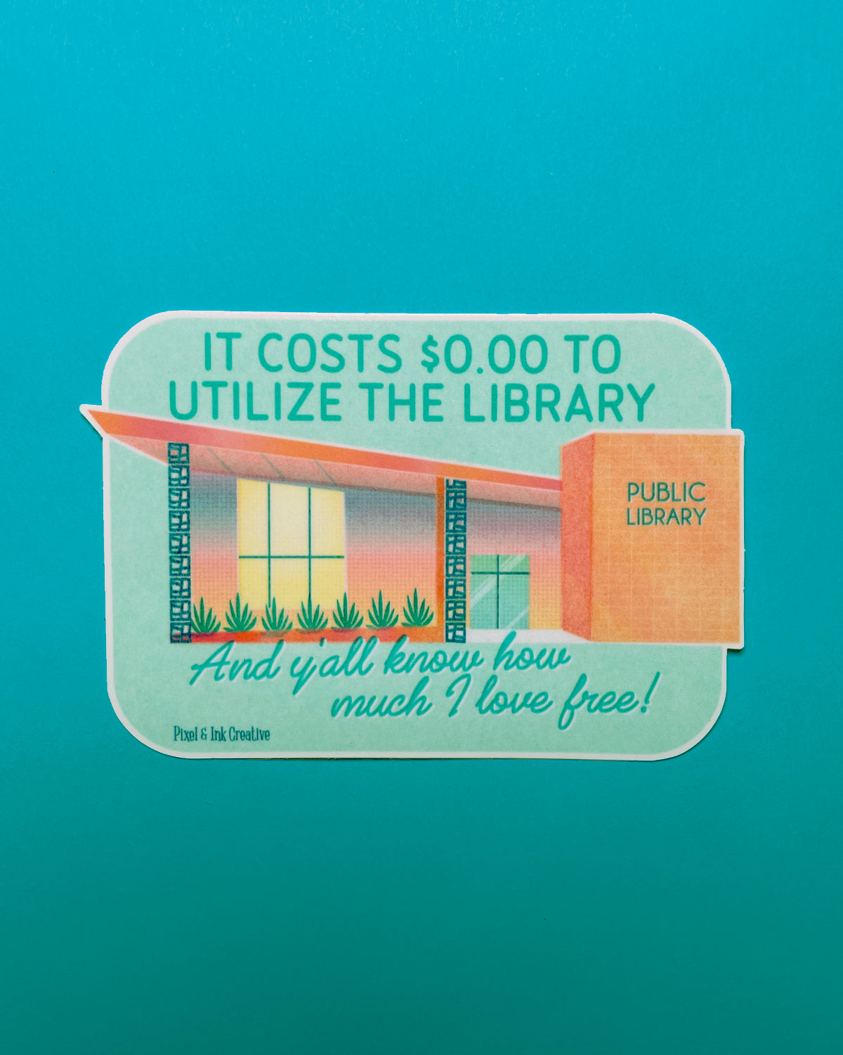 Free Library Sticker