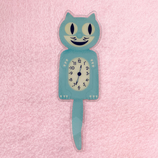 Vintage Cat Clock Bookmark