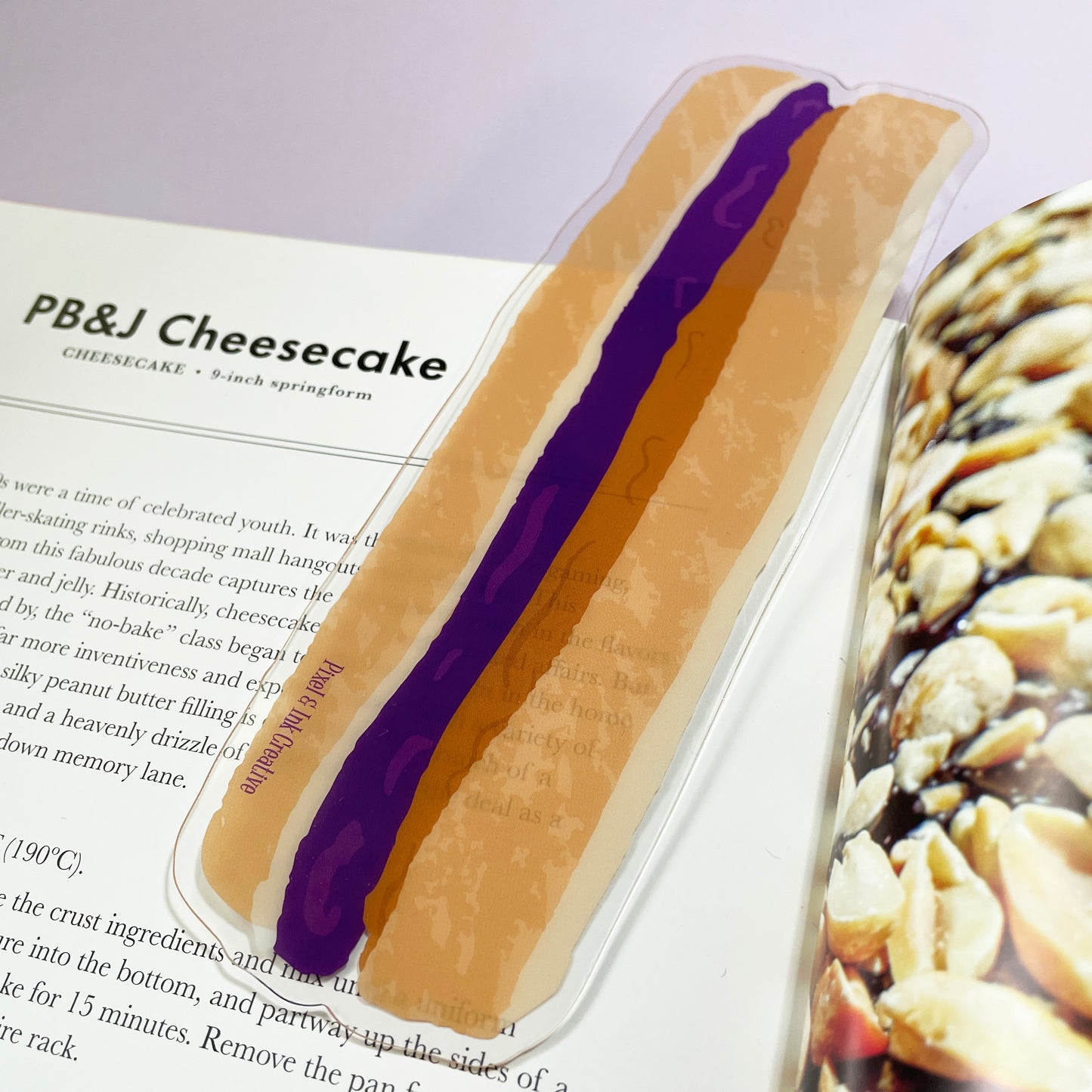 Peanut Butter & Jelly Bookmark