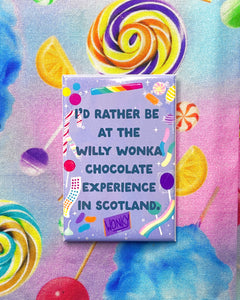 Wonka Chocolate Experience Magnet