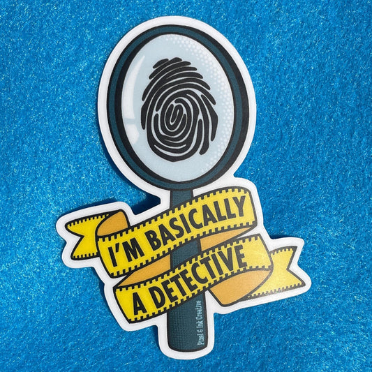 True Crime Fan Sticker