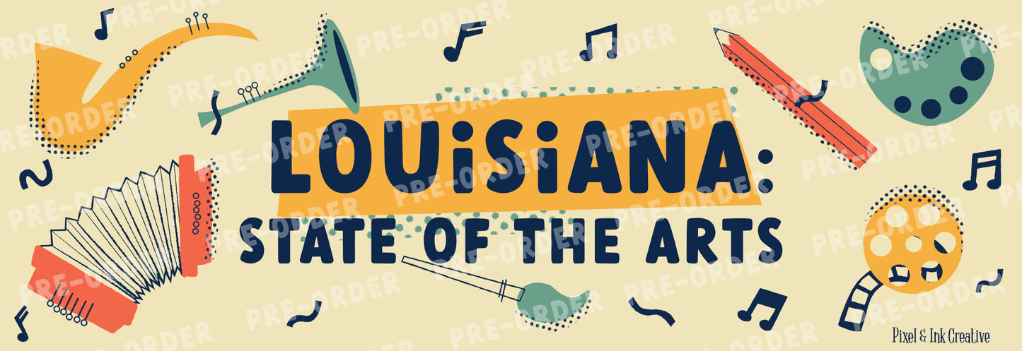 *Pre-Order* State of the Arts Fundraiser Bumper Sticker