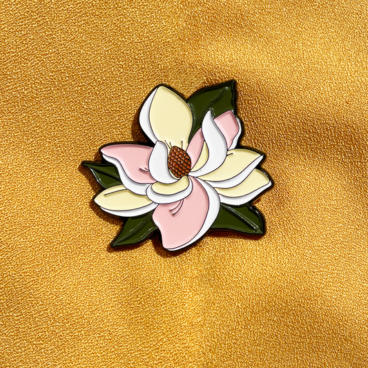 Magnolia Grandiflora Enamel Pin