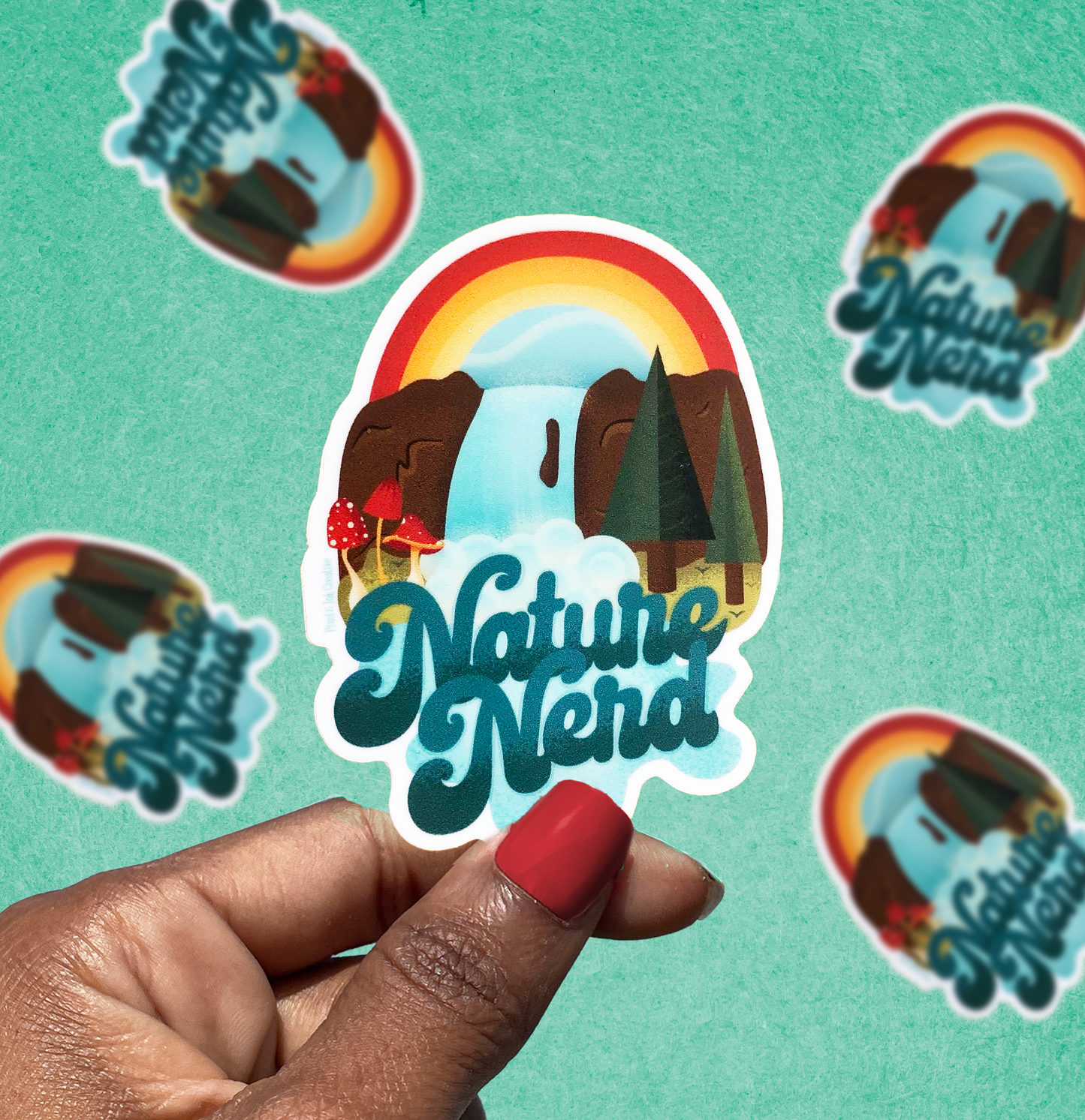 Nature Nerd sticker