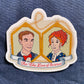 For the Love of Science Frizzle & Nye Sticker