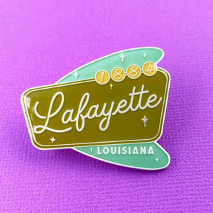 Louisiana Cities Pin – Once Upon A Sign