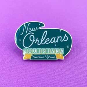 Louisiana Cities Pin – Once Upon A Sign