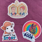 For the Love of Science Frizzle & Nye Sticker