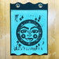 Penelope | Handmade Linocut Sun Banner