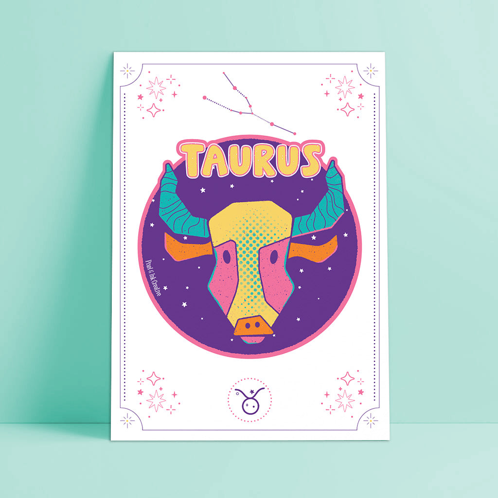 Taurus Zodiac Art Print