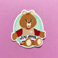 Teddy Ruxpin Audiobook Sticker