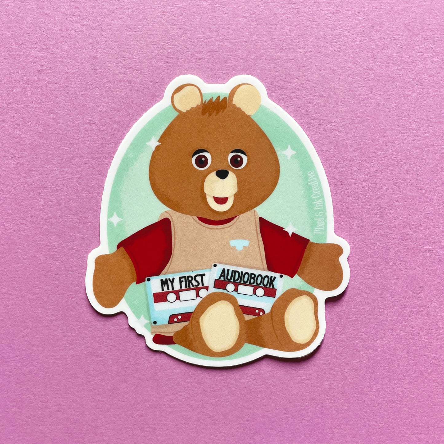 Teddy Ruxpin Audiobook Sticker