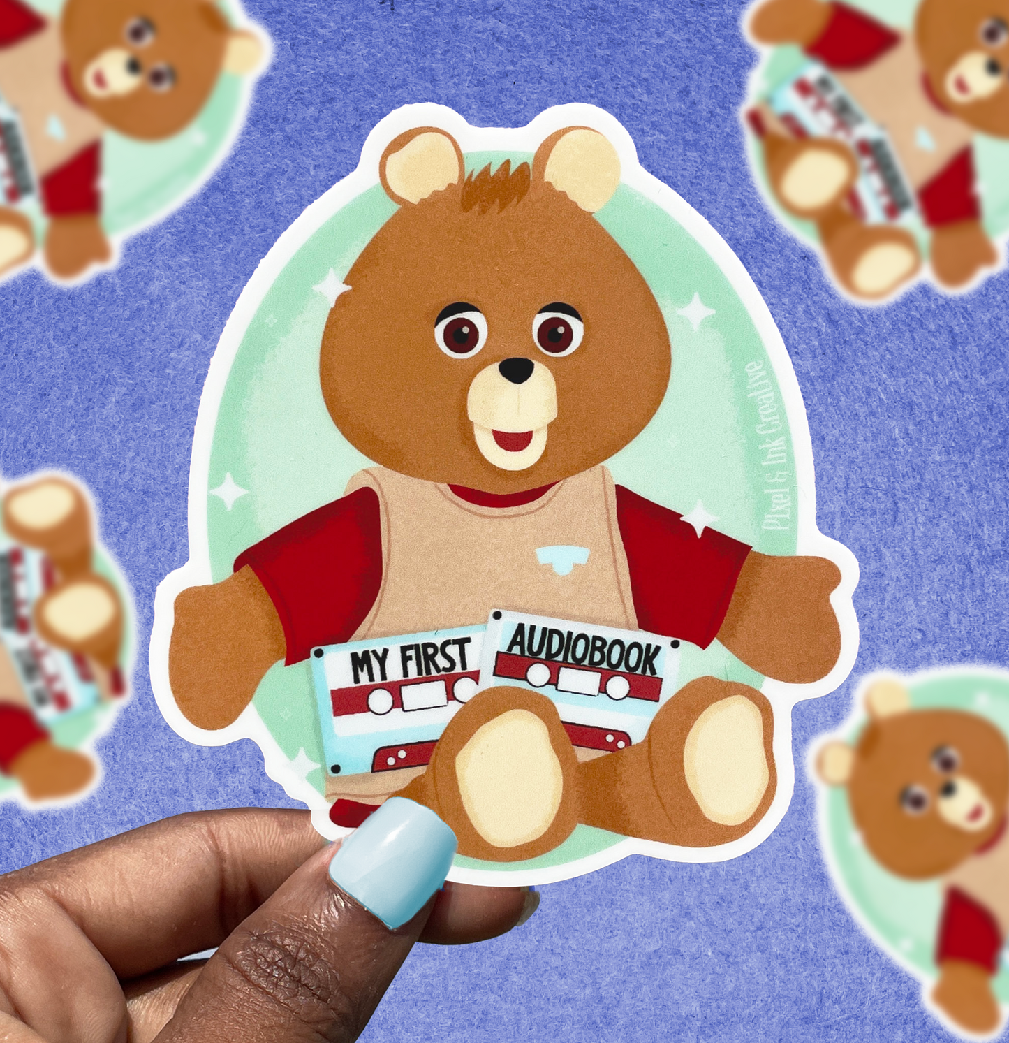 Teddy Ruxpin Audiobook Sticker