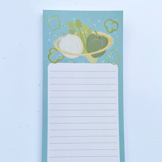 Cajun Holy Trinity Magnetic Shopping List Notepad