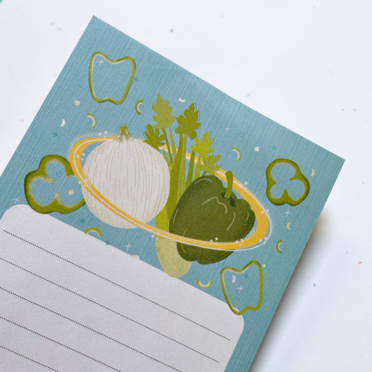 Cajun Holy Trinity Magnetic Shopping List Notepad