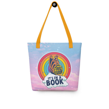 It's in a Book Rainbow Reading Tote Bag