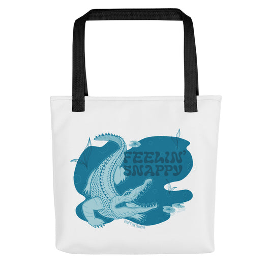 Feelin' Snappy Alligator Tote Bag