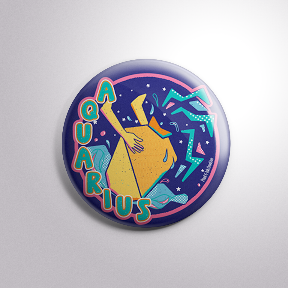 Zodiac 1.5" Buttons