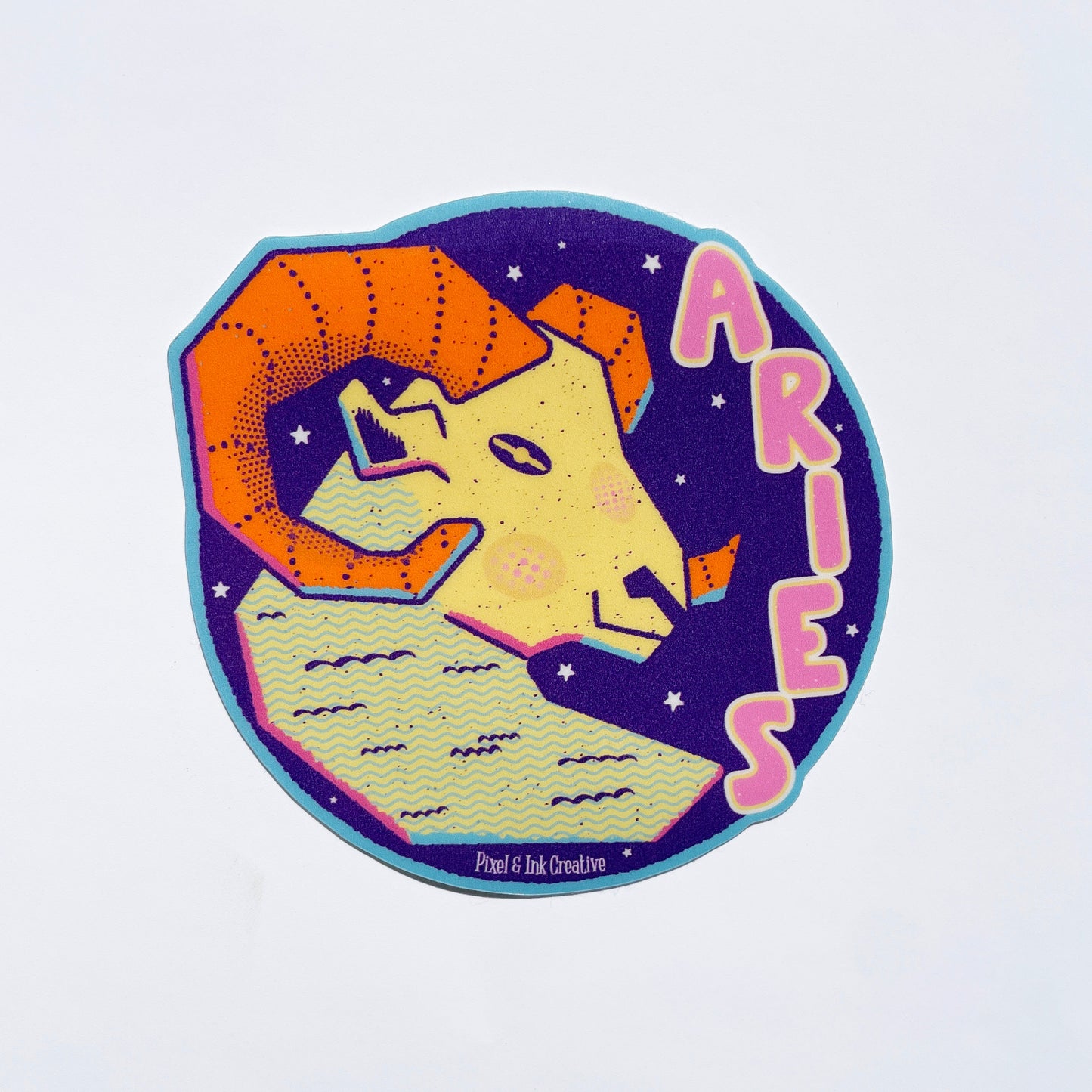 Aries Zodiac Sticker