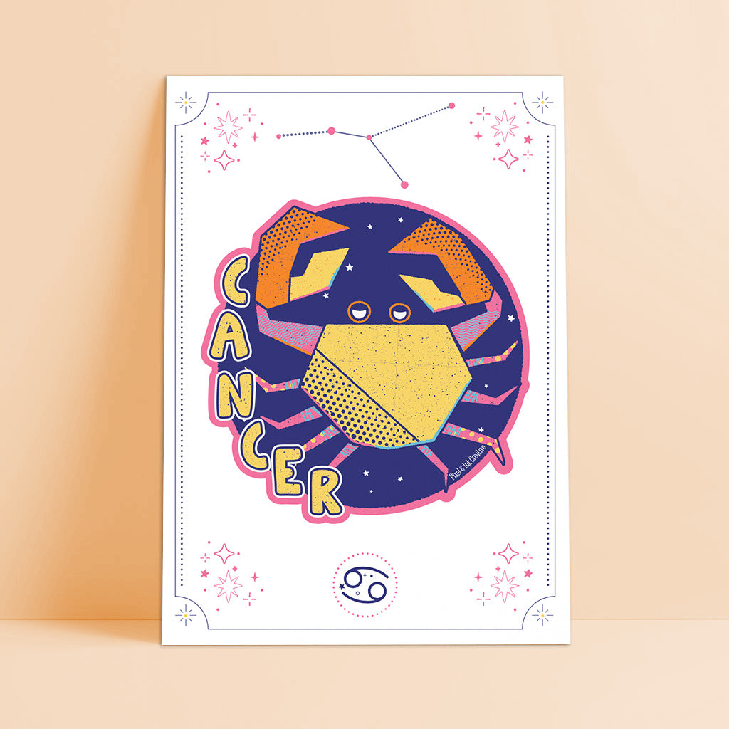 Cancer Zodiac Art Print