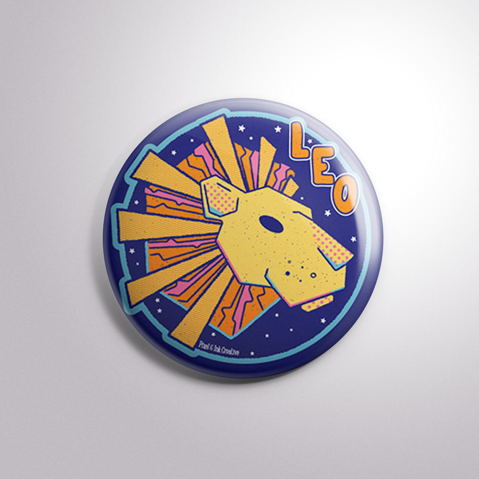 Zodiac 1.5" Buttons