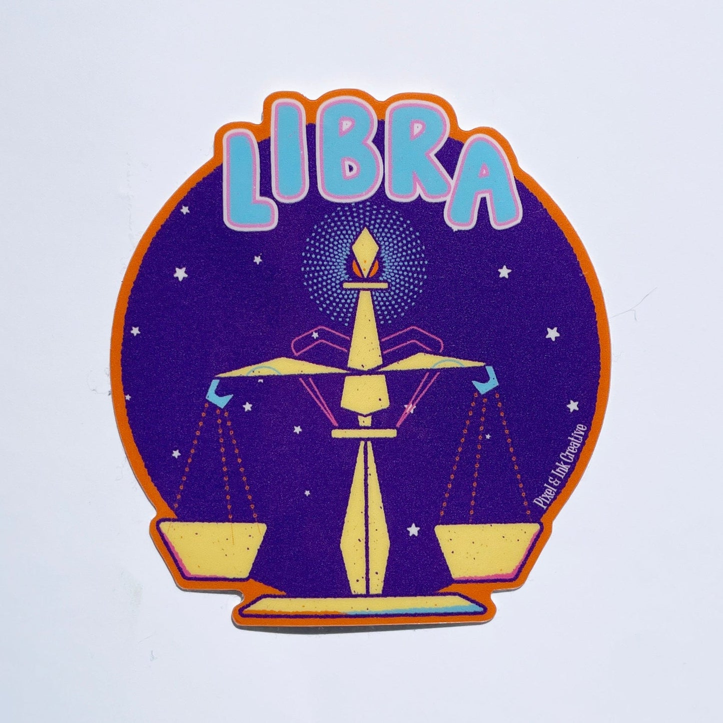 Libra Zodiac Sticker
