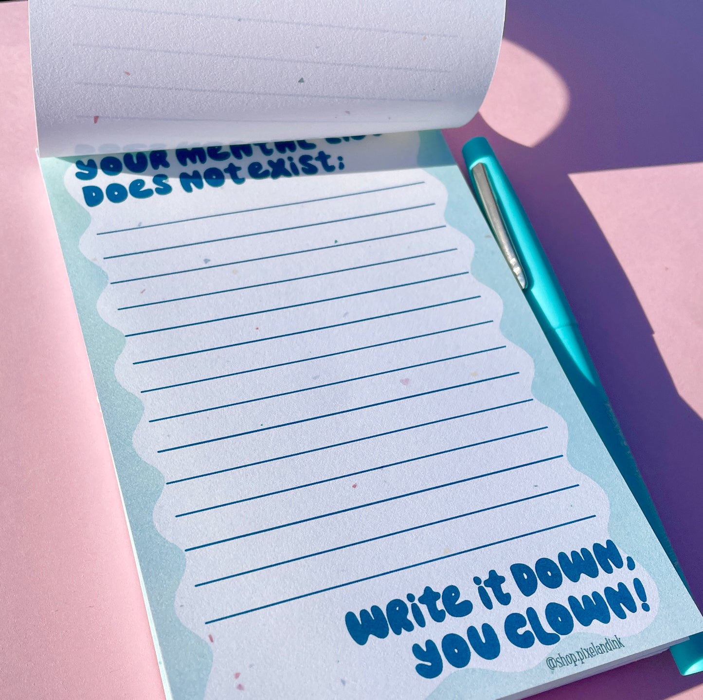 Mental List Tear-Off Notepad