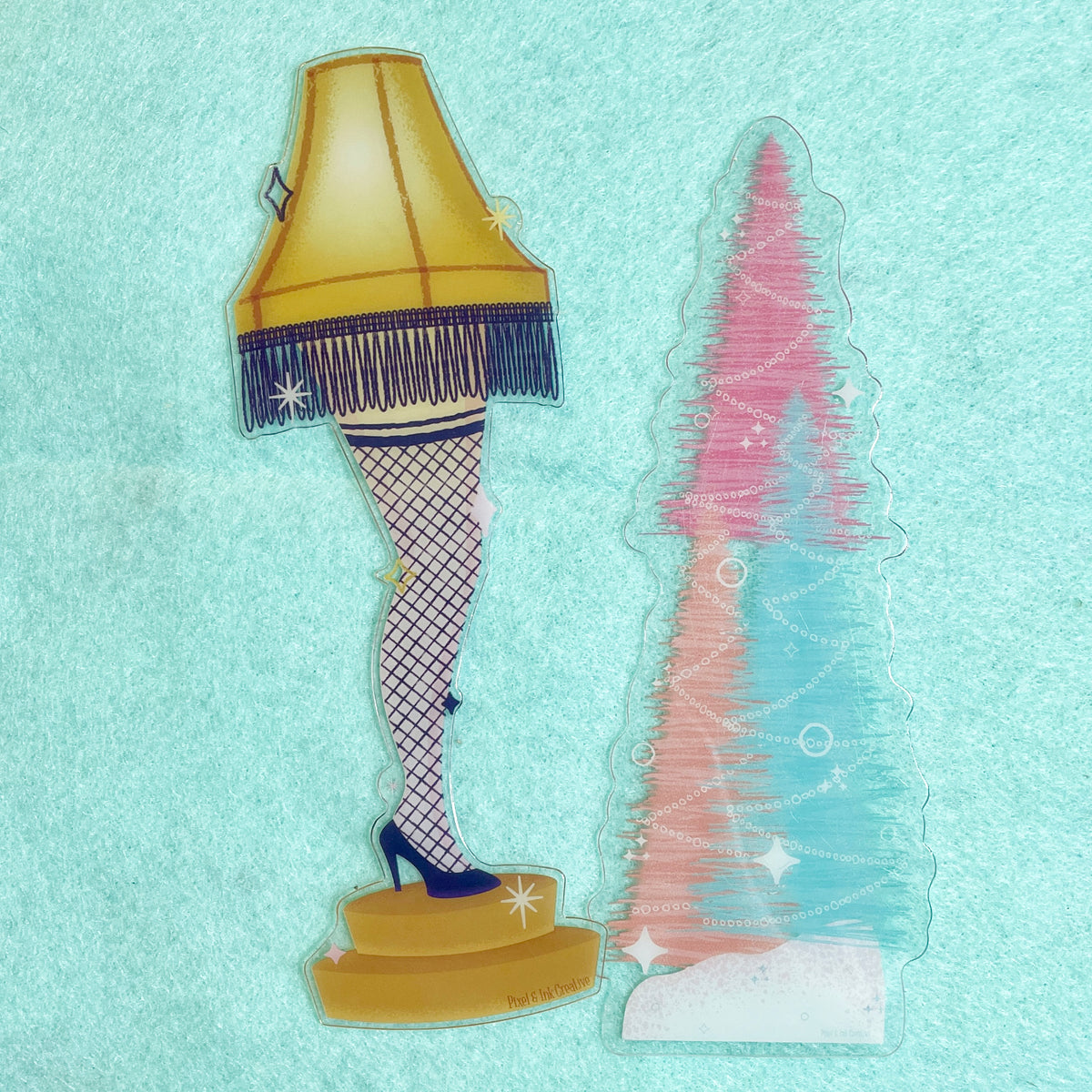 FRA-GEE-LAY Leg Lamp Christmas Bookmark