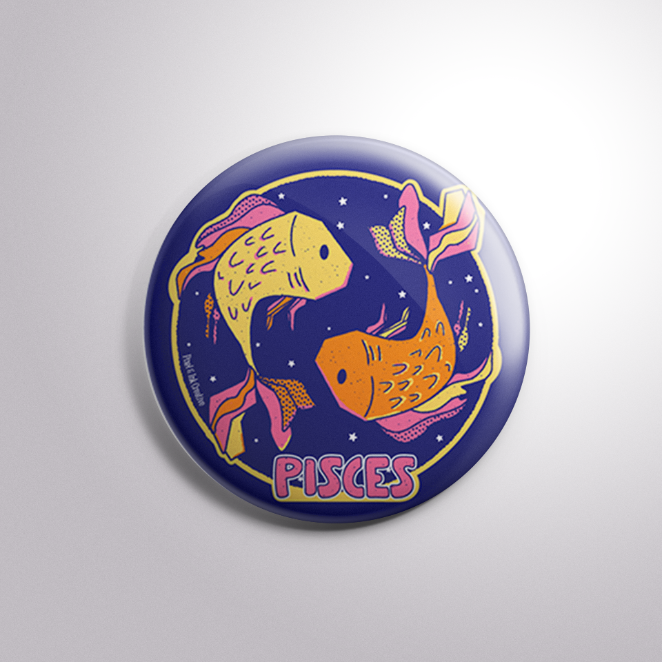Zodiac 1.5" Buttons