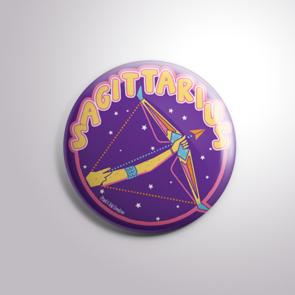 Zodiac 1.5" Buttons