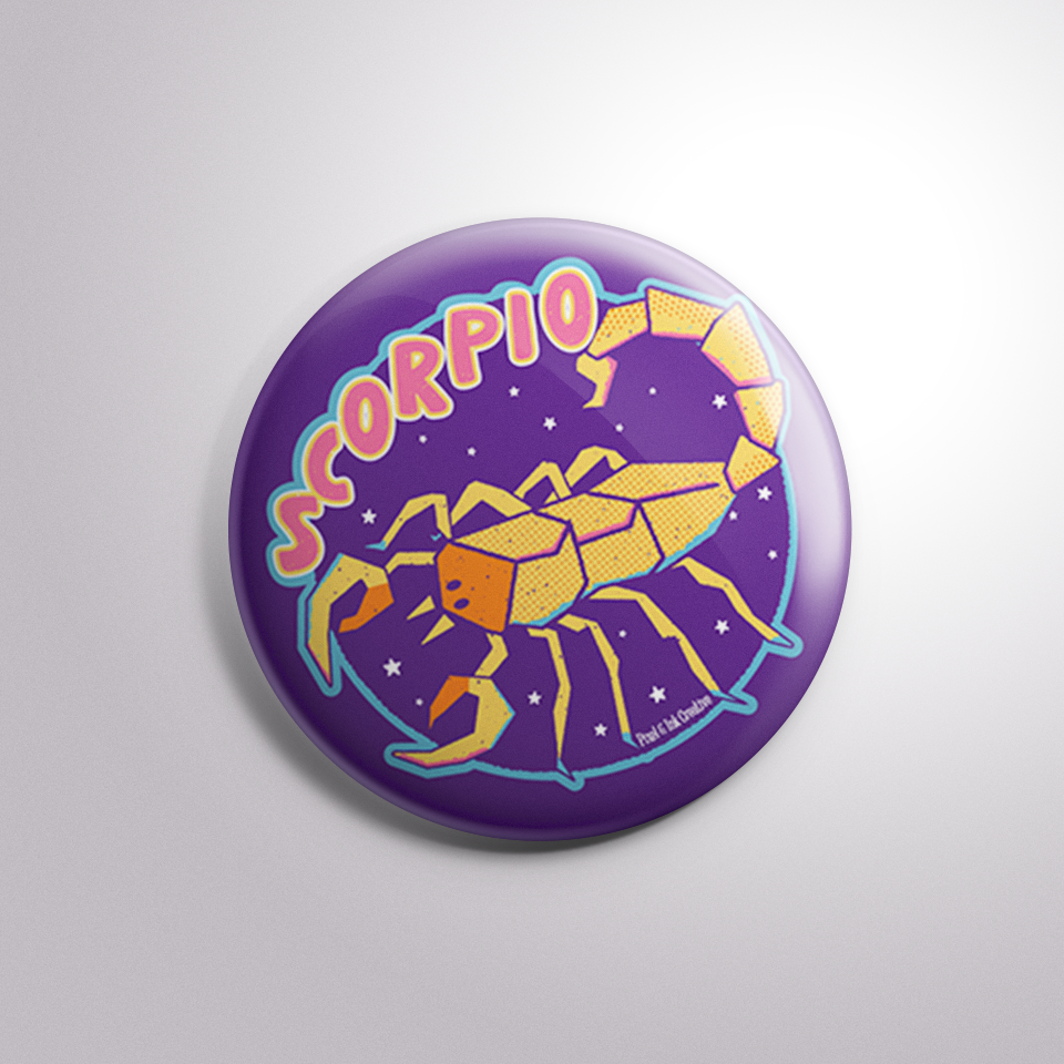 Zodiac 1.5" Buttons