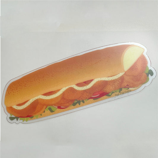 Shrimp Po-Boy Bookmark